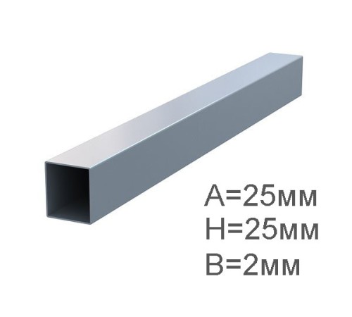 Профильная труба 25х25х2мм